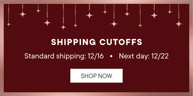 SHIPPING CUTOFFS