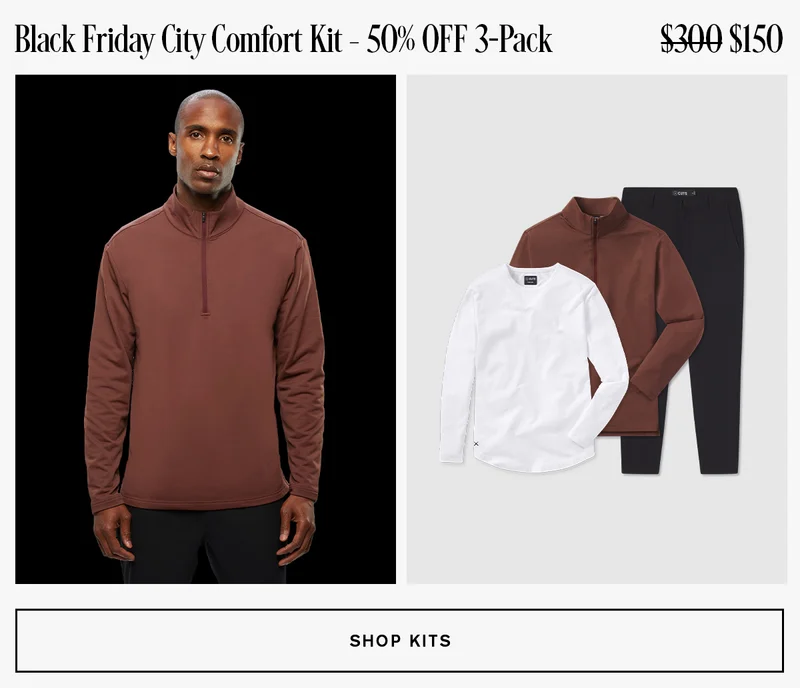 Black Friday City Comfort Kit