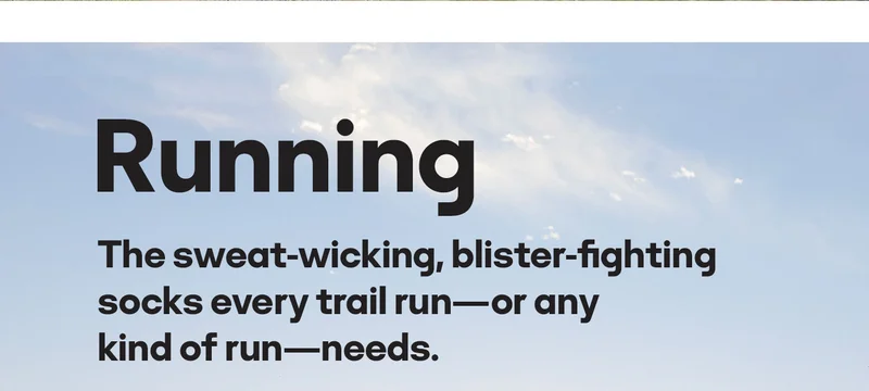 Running  | The sweat-wicking, blister-fighting socks every trail run—or any kind of run—needs.