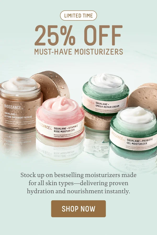 25% Off Must-Have Moisturizers