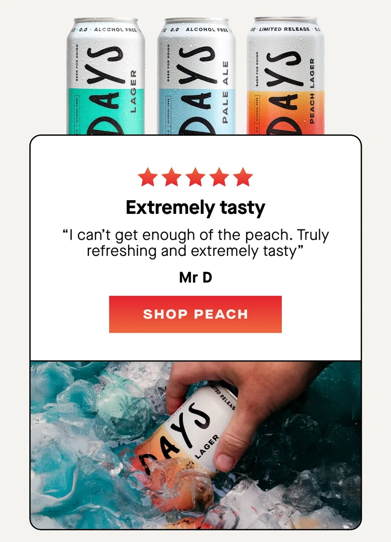 Peach Lager  ***** “I can’t get enough of the peach. Truly refreshing and extremely tasty” – Mr D
