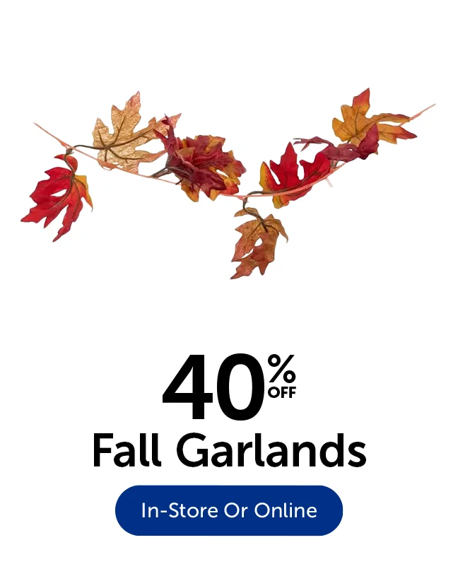 40% Off Fall Garlands