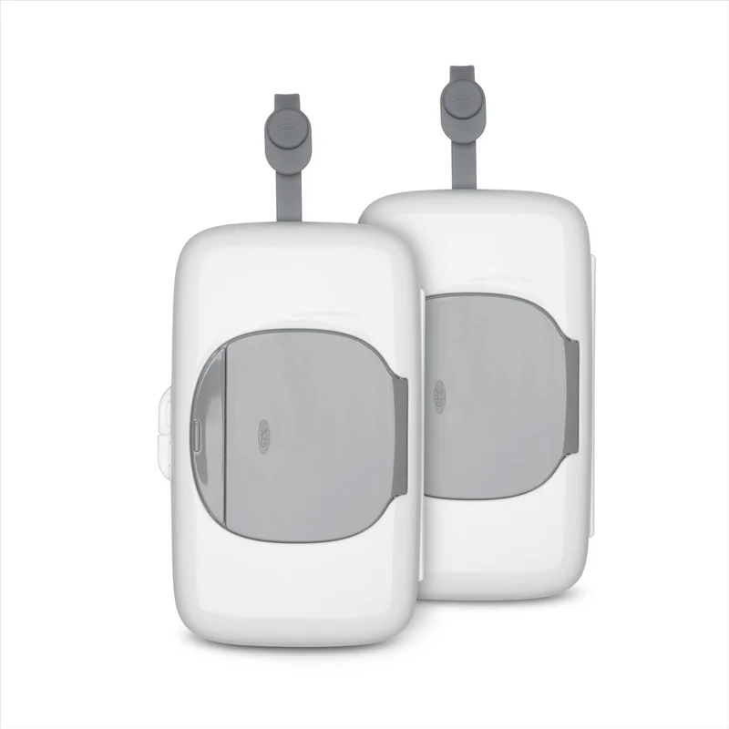 Image of OXO TOT 2-Pack On-the-Go Wipes Dispenser, Gray