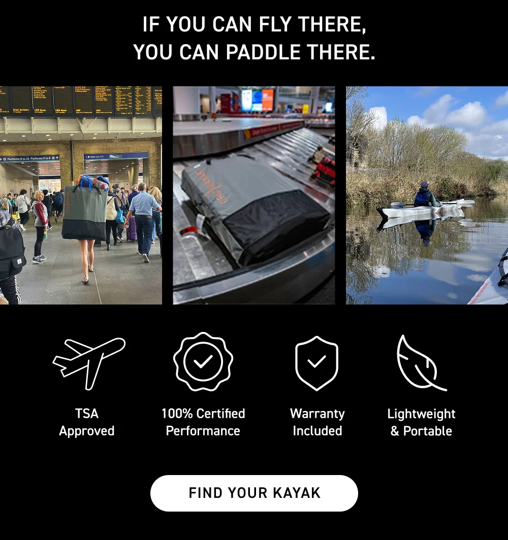 If you can fly there, you can paddle there.