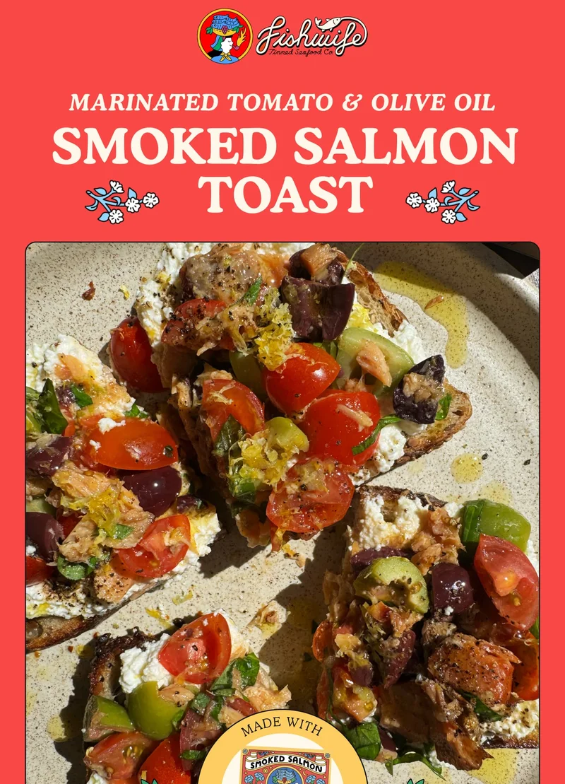 smoked salmon toast