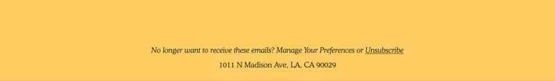 Manage Preferences