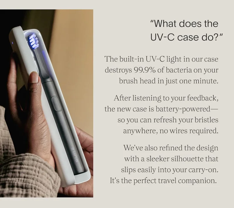 “What does the UV-C case do?
