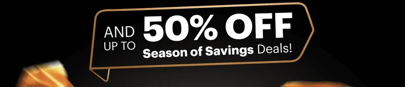 Plus 50% OFF Deals!
