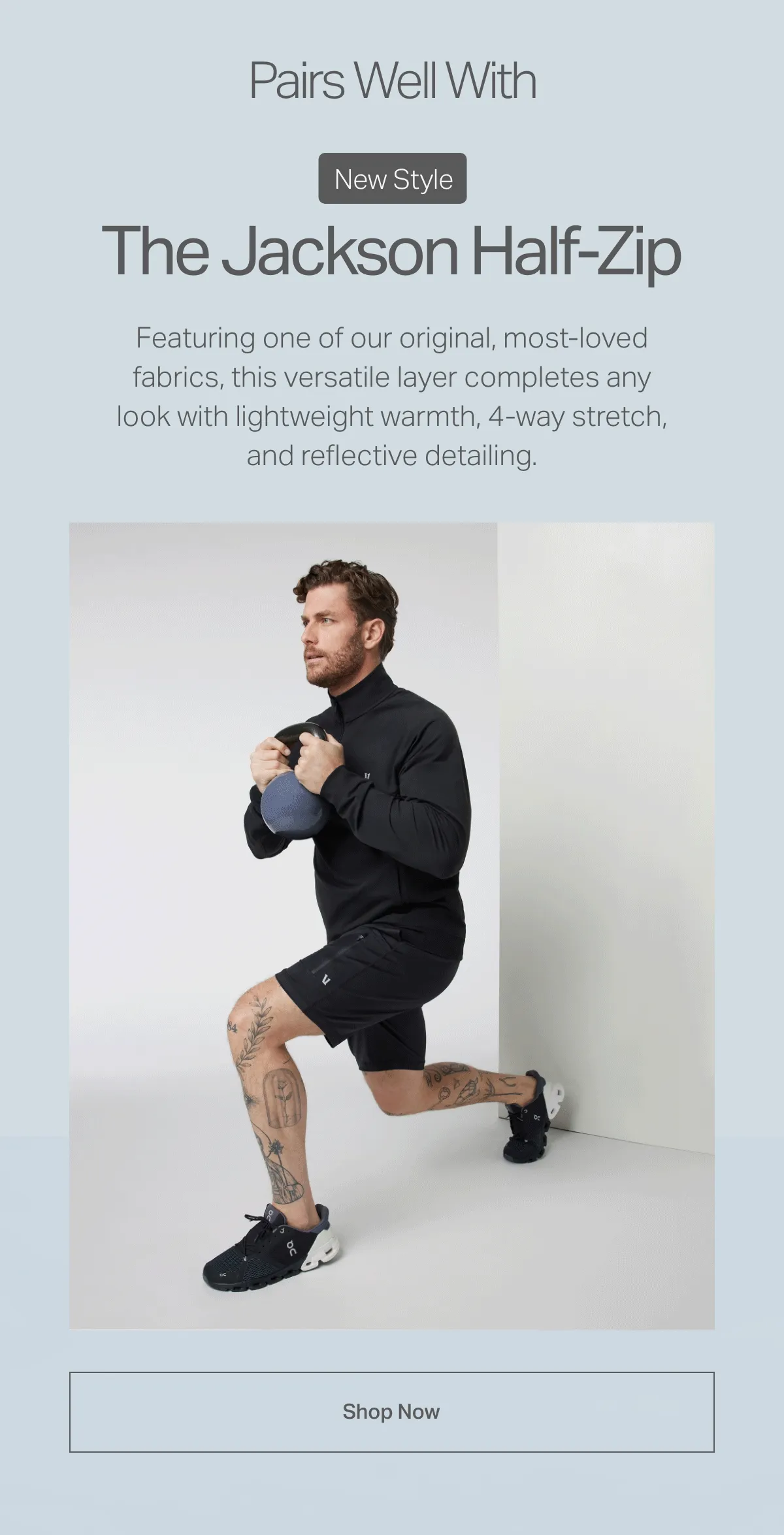 The Jackson Half Zip