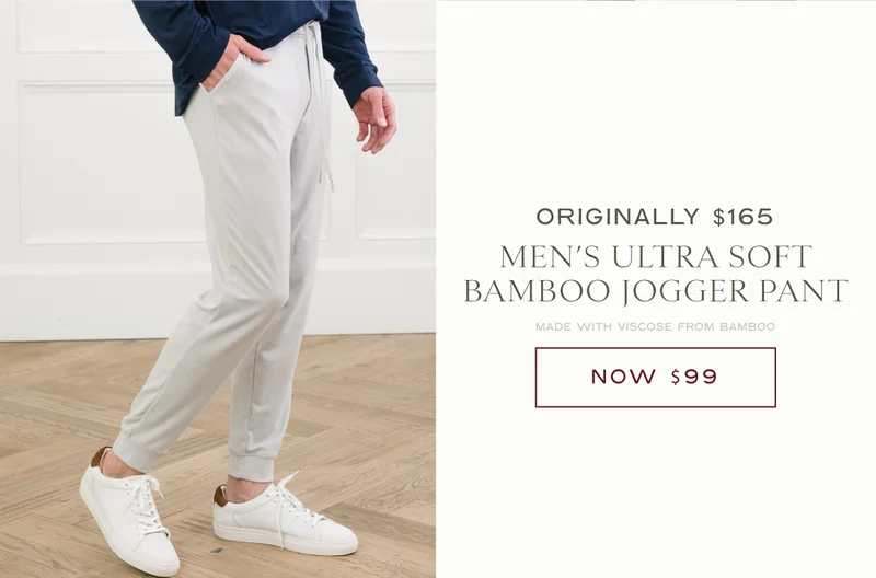 Shop Men's Bamboo Jogger Pant