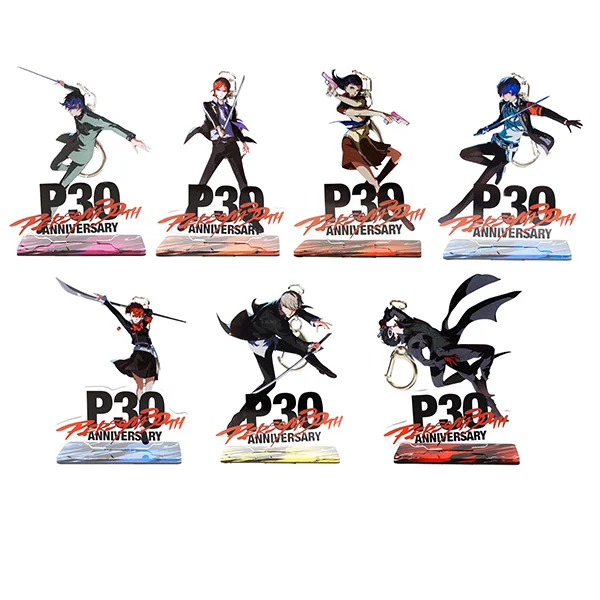 Persona 30th Anniversary: Acrylic Standee Keychain Combo