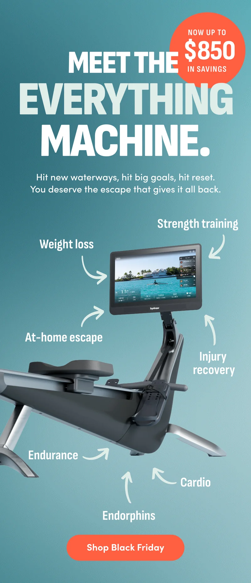 Now up to $800 in savings. Meet the Everything Machine. Hit new waterways, hit big goals, hit reset. You deserve the escape that gives it all back. Shop Black Friday.