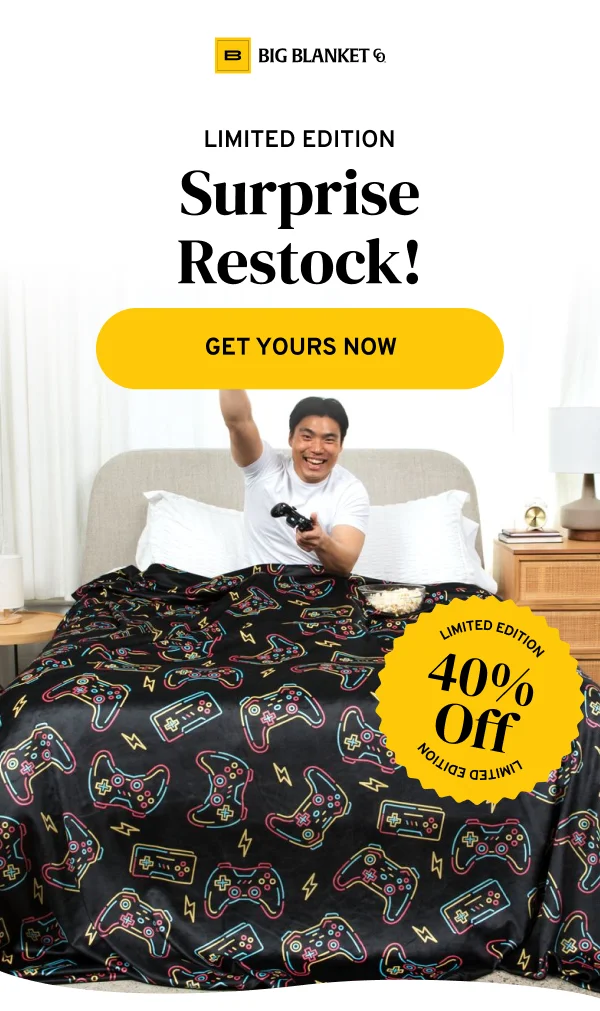 Surprise Restock of player 1 blankets, hooides, and robes