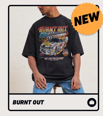 Burnt Out Oversized Tee