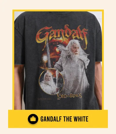 Gandalf the White Wash Tee