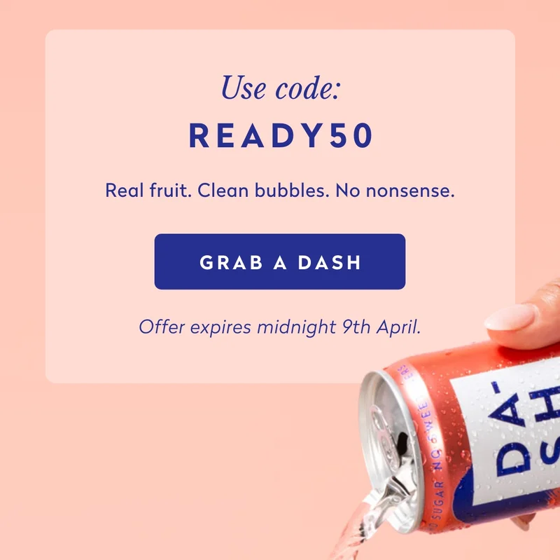 Use code: READY50