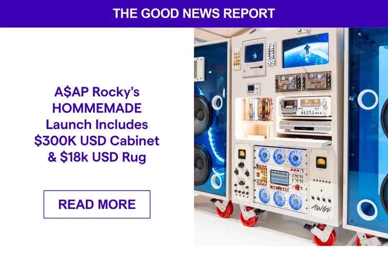A$AP Rocky's HOMMEMADE Launch Includes $300K USD Cabinet & $18k USD Rug