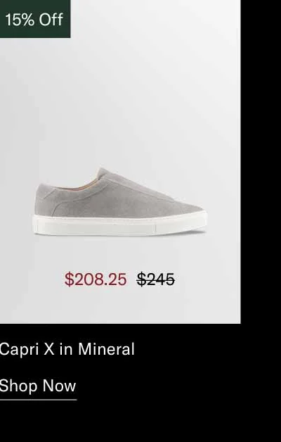 Capri X in Mineral. Shop Now