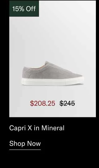 Capri X in Mineral. Shop Now