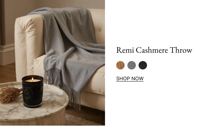 Remi Cashmere Throw