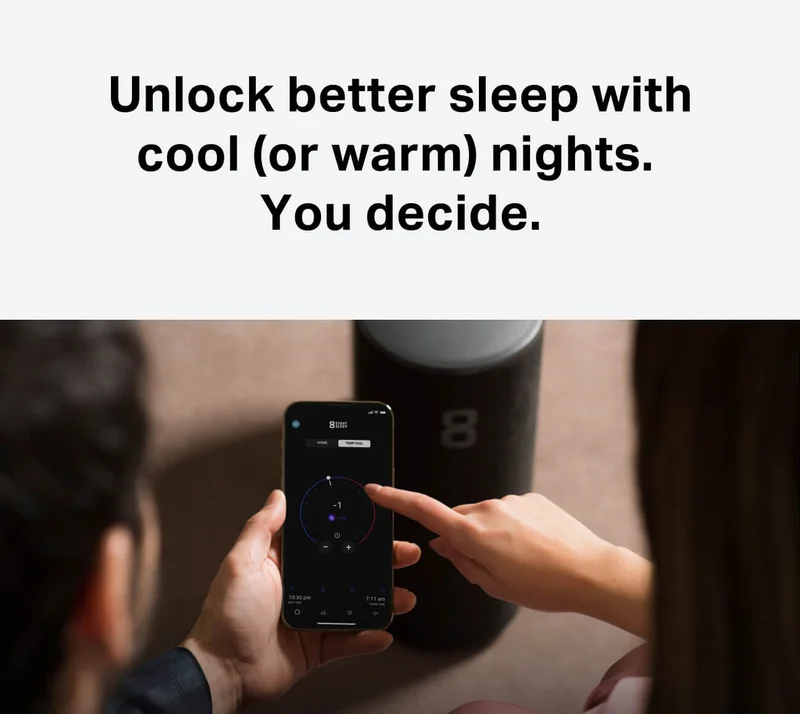 Unlock better sleep with cool (or warm) nights. You decide.