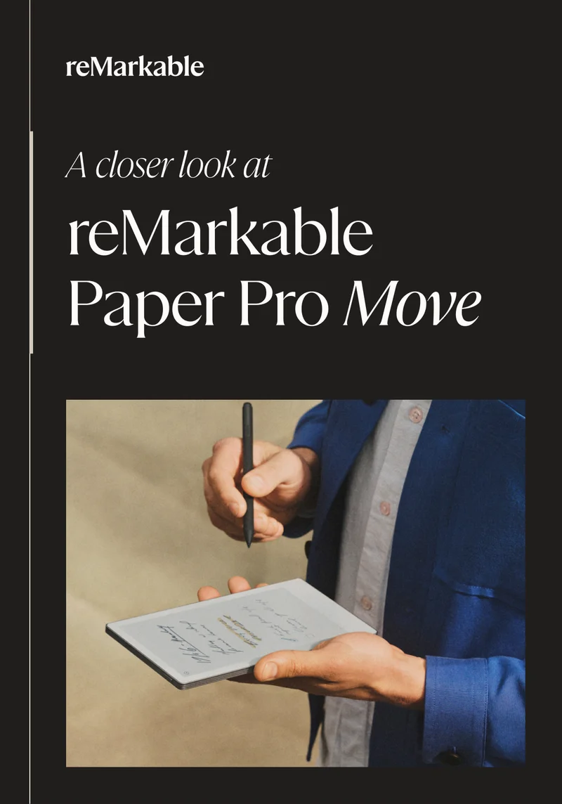 A closer look at reMarkable Paper Pro Move