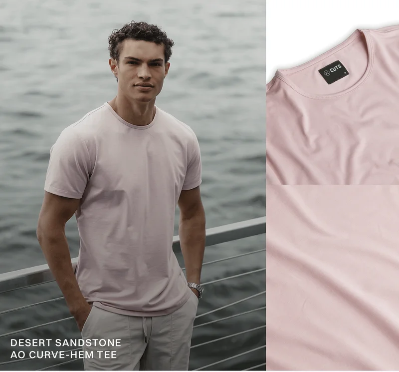 Desert Sandstone AO Curve-Hem Tee