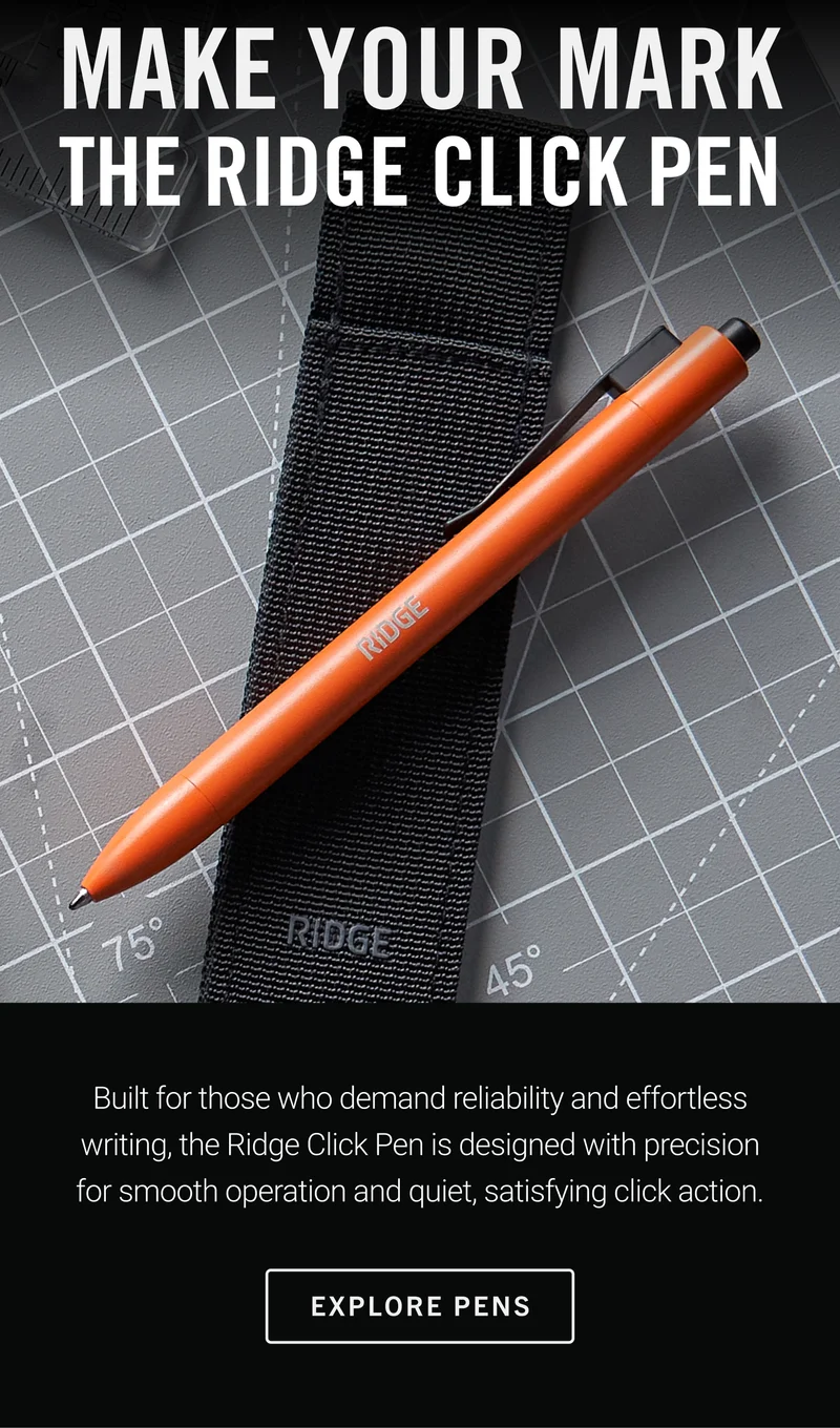 Make Your Mark; The Ridge Click Pen
