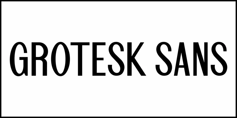 Grotesk Sans JNL