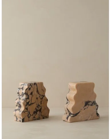 Blithe Bookends (Set of 2) by Lolly Lolly Ceramics-Pink