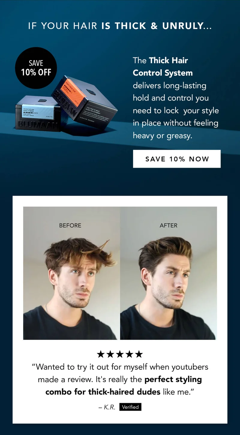 Thick Hair Control System