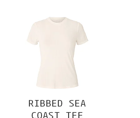 Ribbed Sea Coast Tee
