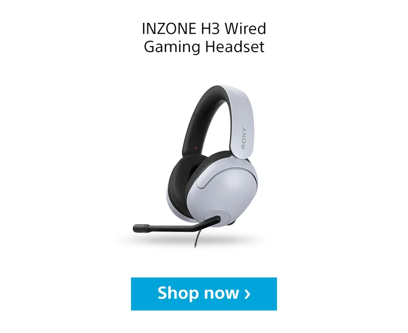 Inzone H3 Wired Gaming Headset | Shop now