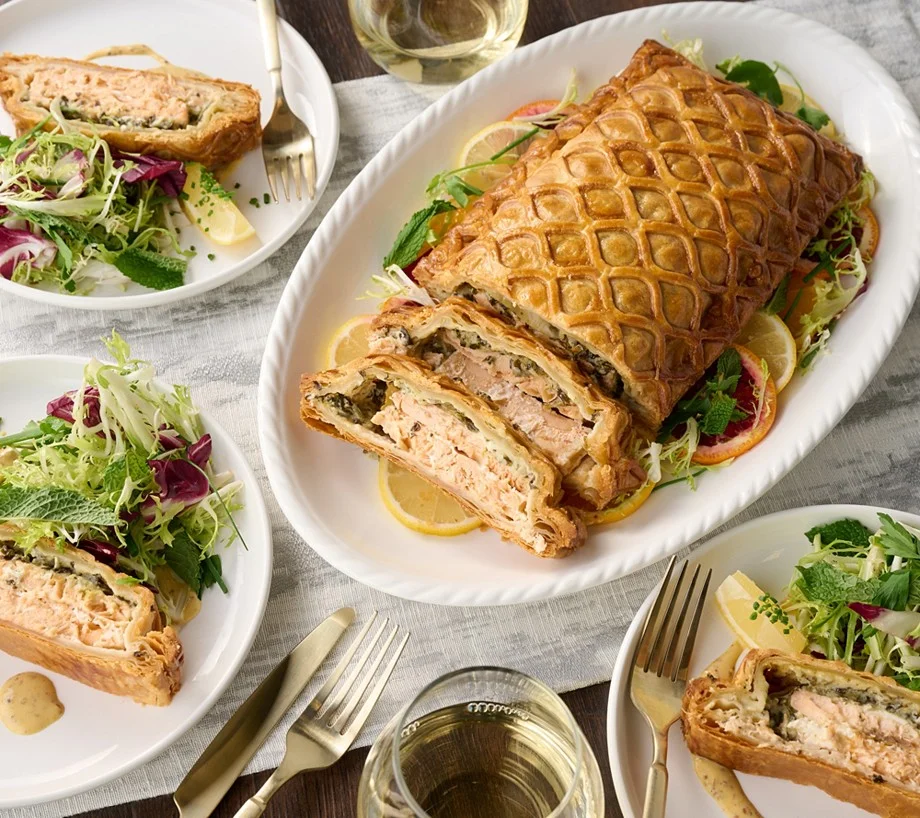 SH12/9 Egg Harbor (2)2 lb Salmon Wellington Roasts