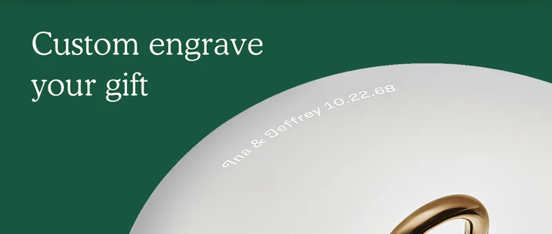 Custom engrave your gift