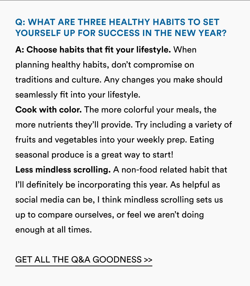 [GET ALL THE Q&A GOODNESS]
