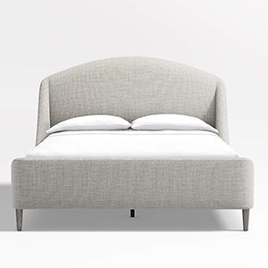 Lafayette Mist Grey Upholstered Bed