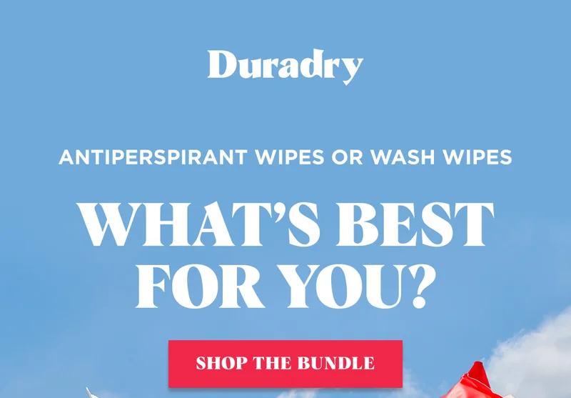 Antiperspirant Wipes or Wash Wipes What’s Best for You? SHOP THE BUNDLE