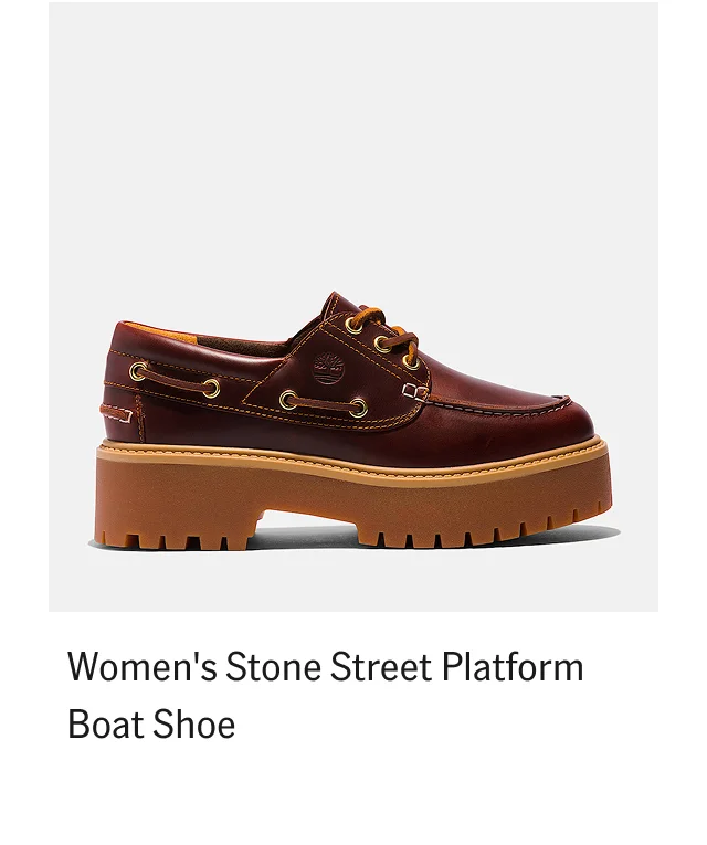 Women's Stone Street Platform Boat Shoe