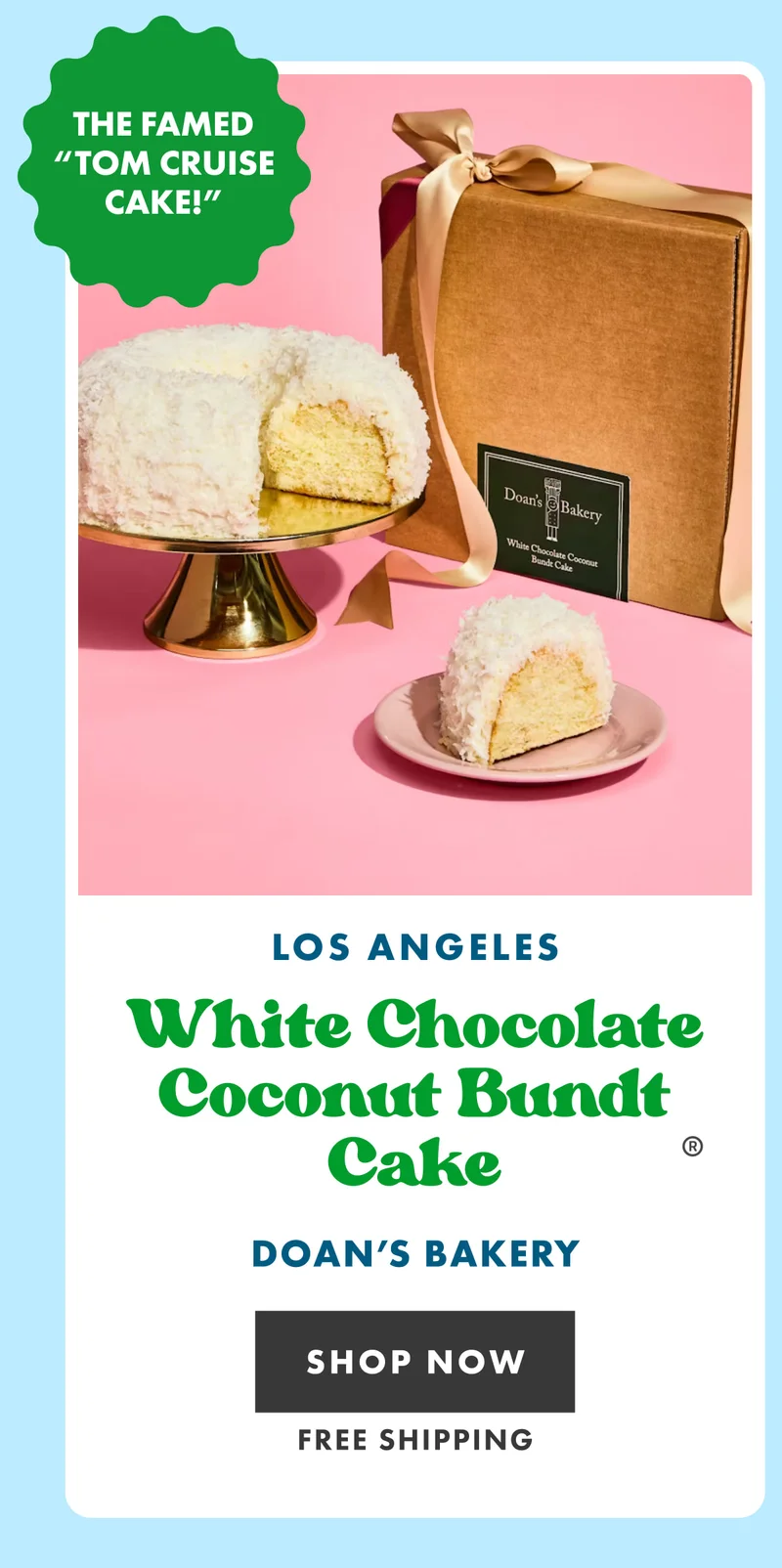Doan's White Chocolate Coconut Bundt Cake Doan's White Chocolate Coconut Bundt Cake