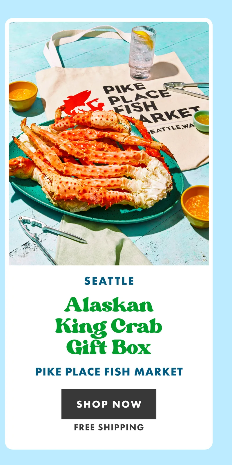 Pike Place's King Crab Gift Box Pike Place's King Crab Gift Box
