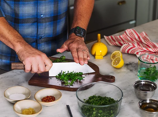 Prep Food Indoors