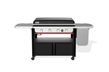 Slate® 36" Rust-Resistant Griddle with Extendable Side Table
