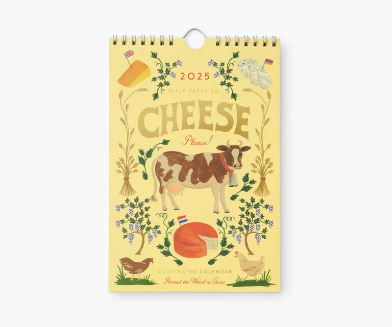 Image of 2025 Kitchen Calendar - Cheese