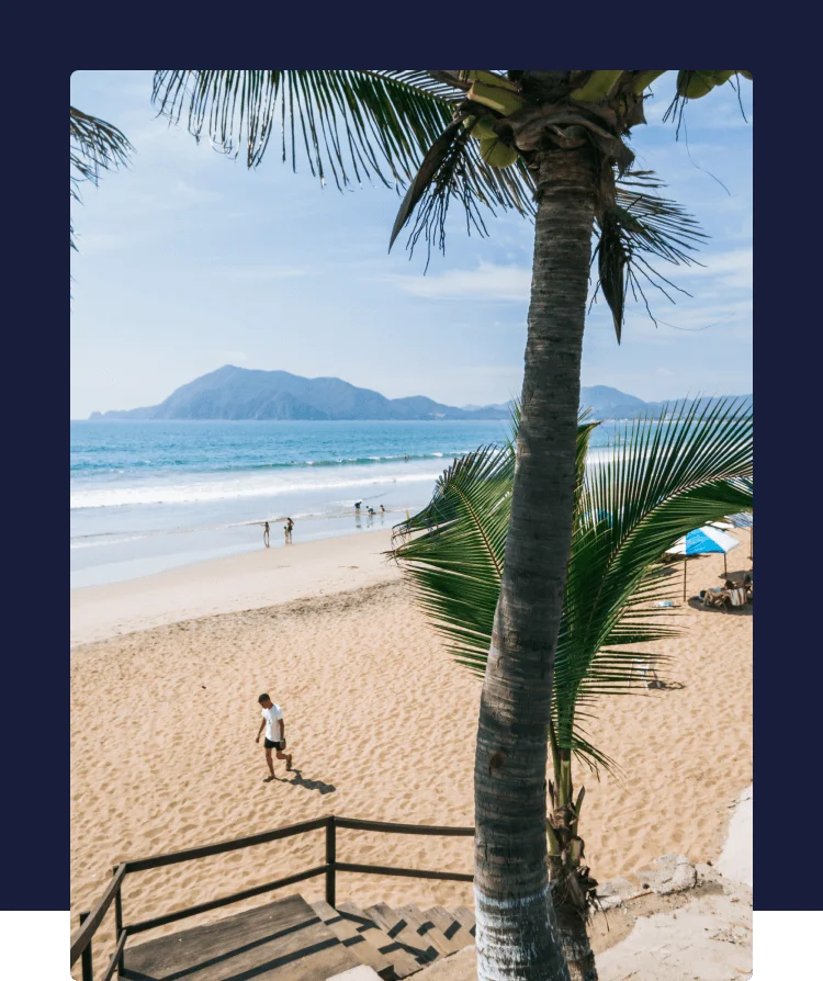 Bundle your flight and hotel together to save on a beach trip this winter.