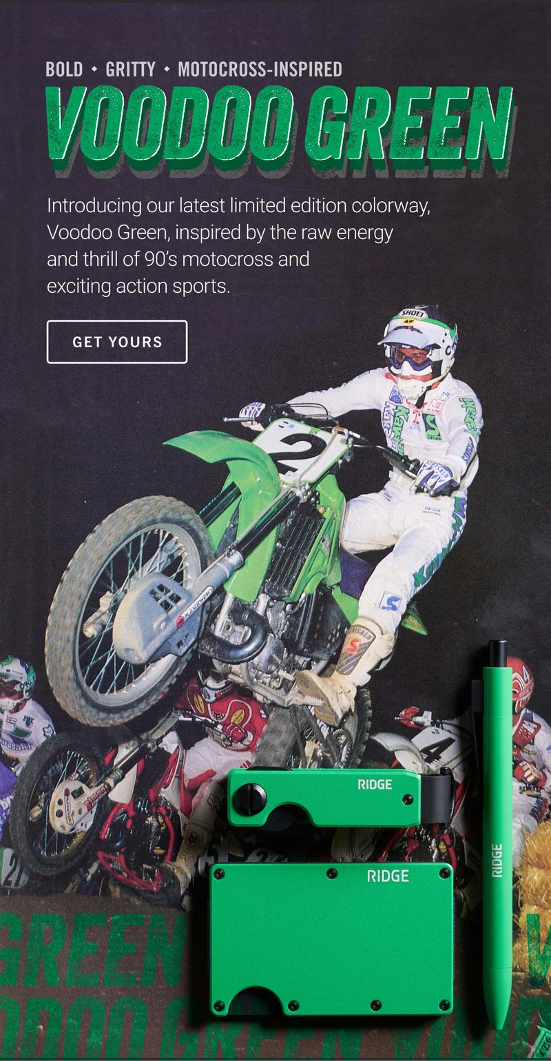 Introducing Voodoo Green | Bold, Gritty, Motocross-Inspired