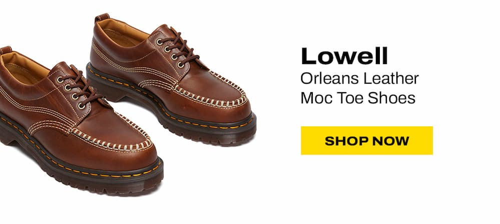 Lowell Leather Moc Toe Shoes