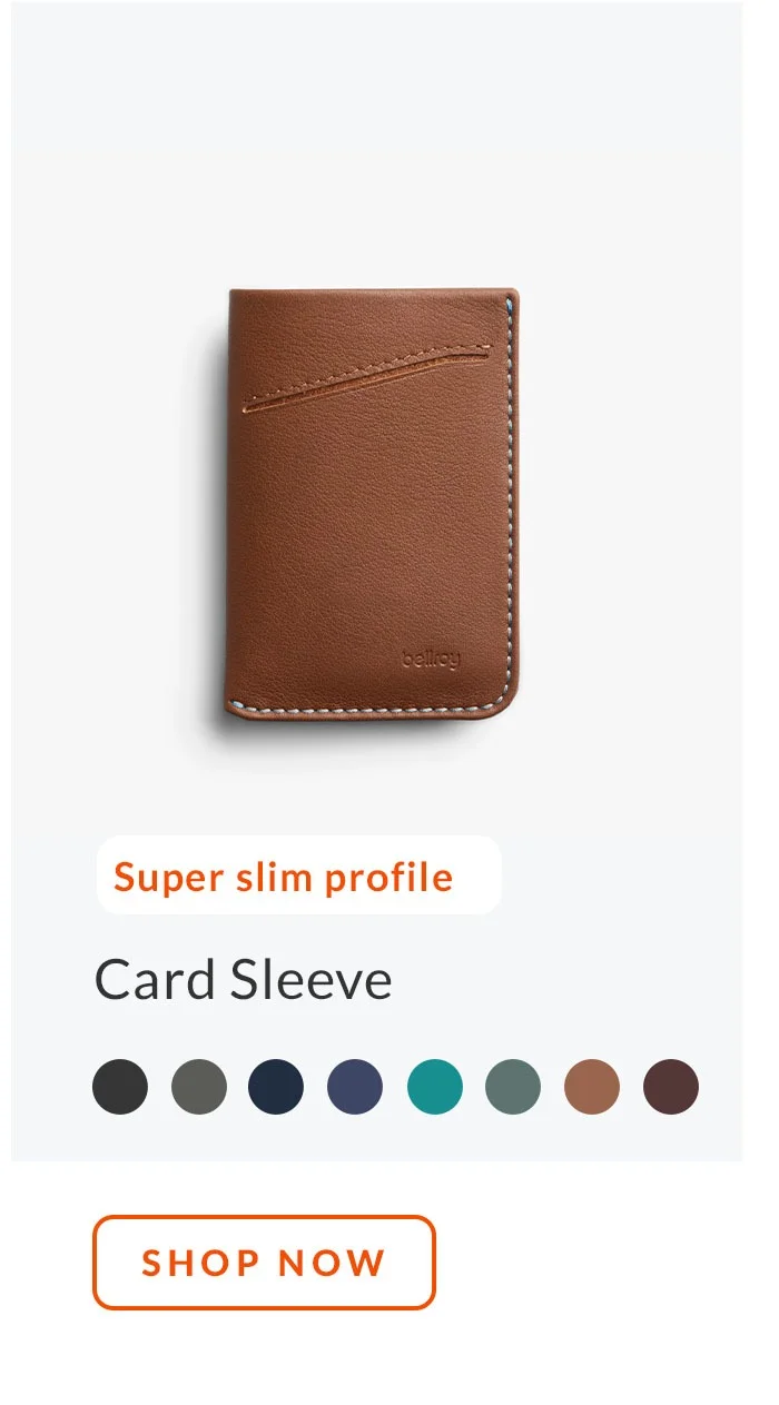 Card Sleeve (Second Edition) – Hazelnut *Super slim profile