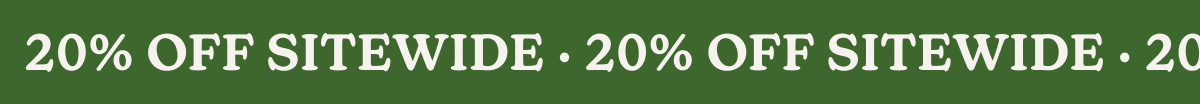 Take 20% Off Sitewide