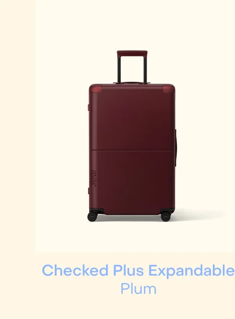 Checked Plus Expandable Plum